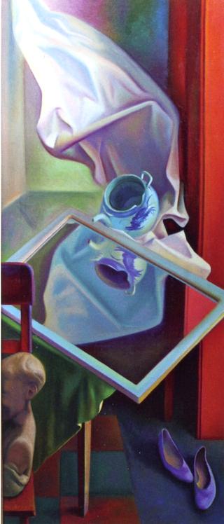 Still Life with Mirror and Teapot