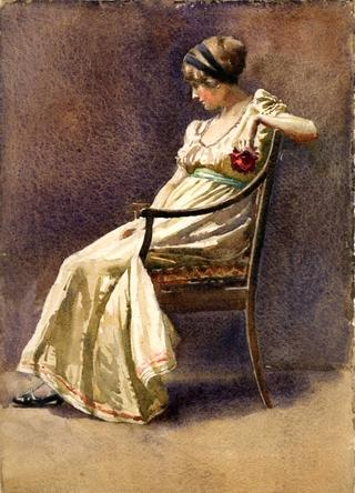 Woman Seated in Chair