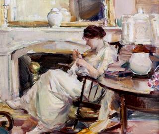 Woman in an Interior