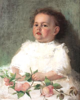 Portrait of a Young Girl with Roses