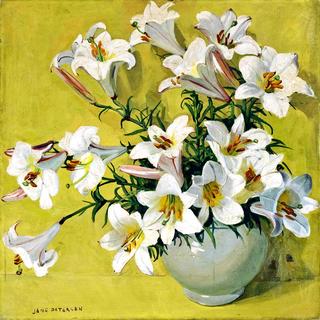 Lilies in a vase