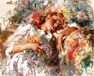 Coloured ribbons
