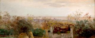 Italian Villa with View toward Albano