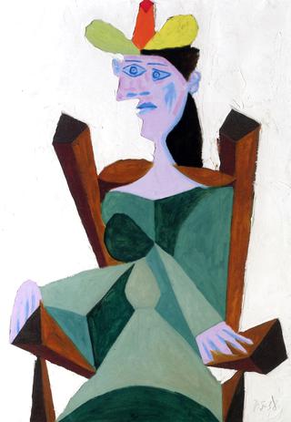 Woman Seated on a Chair
