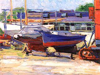 Sailboats in Drydock