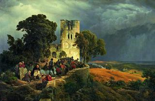 Defense of a church during 1848