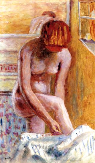 Pink Nude Reflected in a Mirror