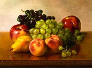 Still Life with Apples, Grapes, Peaches and Pear