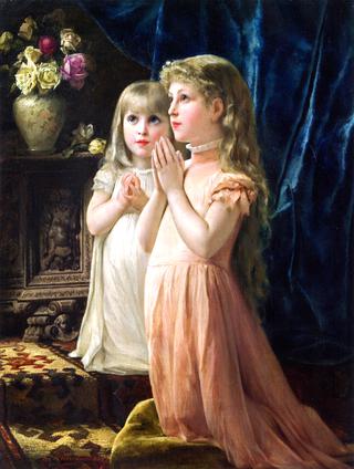 Two Girls Praying
