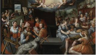 Allegory of the Glorification of Art and Commitment and Punishment of Gastronomy and Other Delights