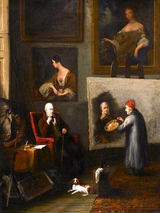 James Northcote, Painting Sir Walter Scott)