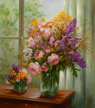 Flowers on the Window