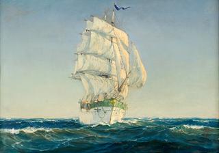 Under full sail