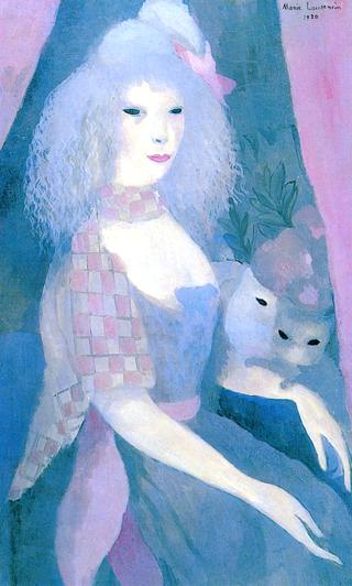 Woman with Cats