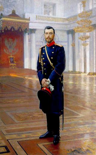 俄国末代皇帝尼古拉斯二世的画像