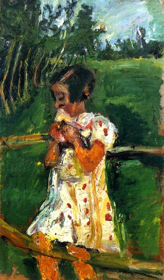 Girl at Fence