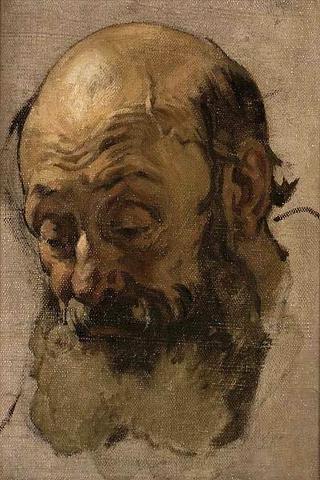 Old man's head
