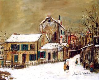The Lapin Agile in the Snow