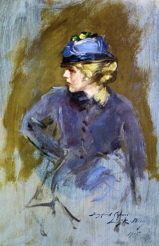 Woman In Blue