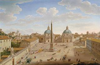 The Piazza del Popolo, Rome