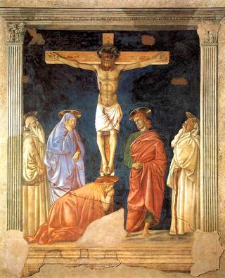 Crucifixion and Saints