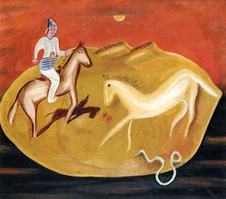 Horseman, White Horse and Serpent