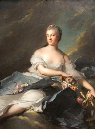 Portrait of Baronne Rigoley d'Ogny as Aurora