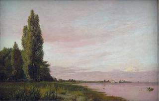 View of the Bay near the Copenhagen Limekiln Looking North:  A Quiet Summer's Afternoon