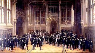 Lobby of the House of Commons, 1872–1873
