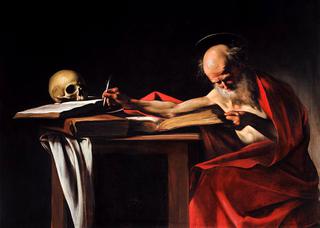 Saint Jerome in his study