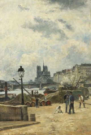 The Seine at Pont Sully and the Quay of Henri IV