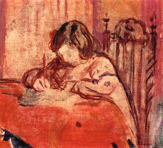 Little Girl Writing