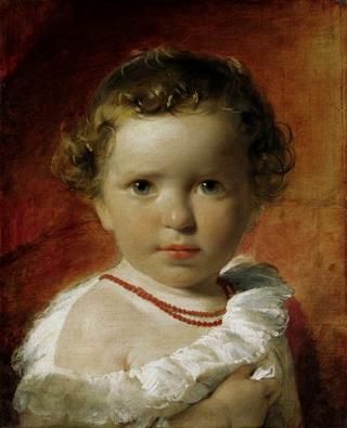 Portrait of Princess Caroline of Liechtenstein between the ages of one and a half years