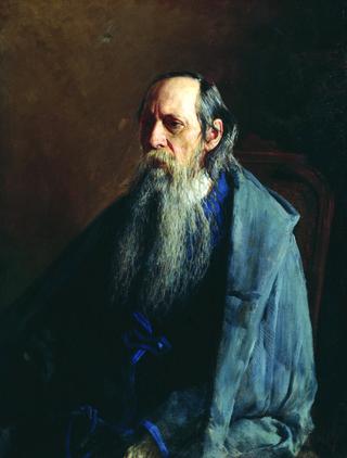 Portrait of Mikhail Saltykov-Schedrin