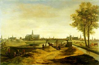 The Construction of the New Ramparts at Haarlem in 1671