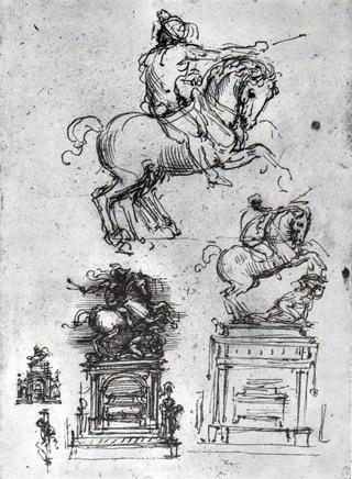Leonardo's horse (Study)