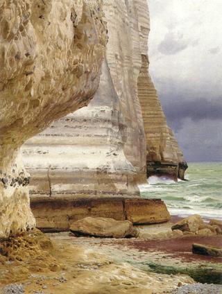 Cliffs in Etretat