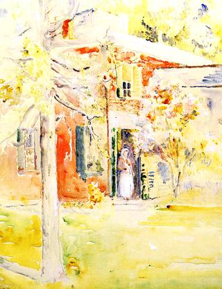 Woman at Doorway, Early Spring