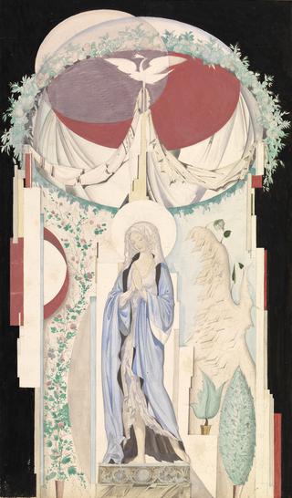 Design for a Niche with a Statue of the Virgin Mary