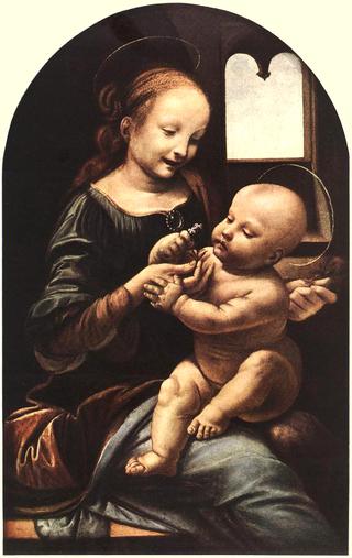Madonna and Child with Flowers
