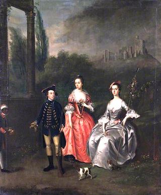 Captain Robert Fenwick, His Wife Isabella Orde, and Her Sister Ann