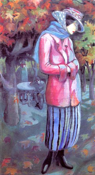 Mother and Children Diptych - Left Panel