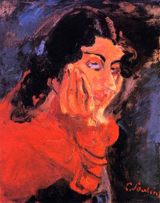 Woman Leaning