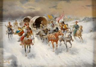 Gold transportation in the taiga