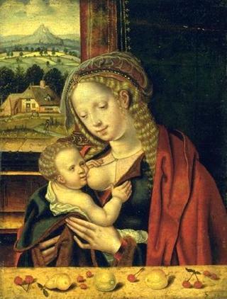 圣母哺育婴儿耶稣
