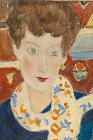 Portrait of a Lady in a Scarf