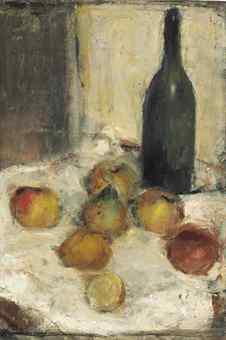 Still Life with Wine and Fruit