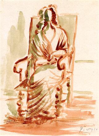 Woman Seated in an Armchair