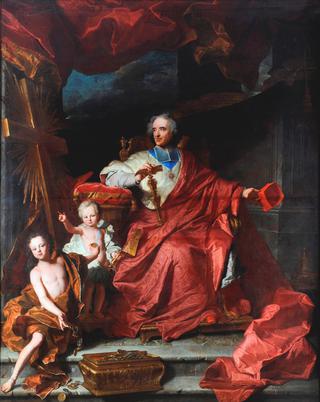 Cardinal de Bouillon Opening the Holy Door in 1700