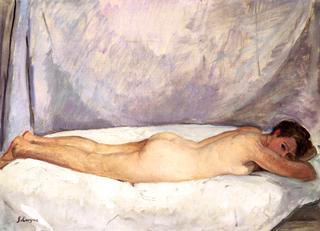 Nude Woman Lying Down